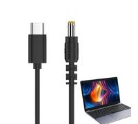 Generico USB C a CC | Cavo di alimentazione da USB C a CC 65 W | Cavo di alimentazione da a da 4,92 piedi da tipo C a per router, Light Cat, ventola audio, cacciavite elettrico
