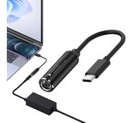 Generico USB C a DC Adattatore, PD Uscita 65W, Convertitore Tipo-C, Adattatore Cavo, Riconosce Automaticamente le Tensioni, Facile da Usare, Chip Intelligente per Laptop