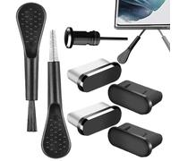 Generico USB C Port Cover,Phone Charger Cover Protector | Soft Brush Included Protector Kit for Mobile Phone Outlet Speaker Outdoor Travel Charging Portable