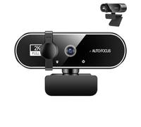 Generico USB Camera for PC 2K, Web Camera with Microphone and Privacy Cover