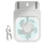 Generico USB Desk Fan - Magnetic Fan For Cruise Ship | 4-Speed Portable Rechargeable Wind Blower | Battery-powered Desk Fans For Cruise Travel Camping Beach Vacation Bedroom Hotel Sleeping