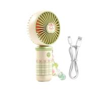 Generico USB Handheld Fan, Portable Fan - Handheld Fans Lightweight Handhelds Design, 3 Speed Levels + 2W Output Power, High Grade ABS Plastiic Certified Robust Shell - For Travel Outdoor & Office