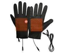 Generico USB Heated Gloves For Women And Men | Heating Gloves Winter Glove Waterproof Mittens,Portable Hand Warmer Touchscreen USB Heated Mitten, Warm Glove For Riding, Running, Skiing