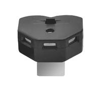 Generico USB LED Light - Mini Plug Lamp | ABS Portable Reading Night Light - 1.87x1.5x1.63cm Ambient Car Interior Mood Accent Lighting for Car Home Office Bedside Computer Device Use
