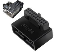 Generico USB Motherboard Adapter - USB Extension Adapter, USB Motherboard Header Adapter, 19-pin/20-pin Male to Female Adapter, Front Panel Connector, USB 3.0 Motherboard Internal Header