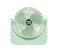 Generico USB Powered Desktop Fan - 21x19.5x6cm 6-Inch Small Personal Fan With 3000mAh Battery, 10-Hour Wireless, 3-Speed Quiet Table Fans For Office Home Bedroom Dorm