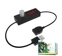 Generico Usb Timer Switching Cord Wire, Adjustable -Off Control Cable, Programmable Energy Saver, Automatic Shutdown Connector for Professionals Home Office Equipment Electronics Devices