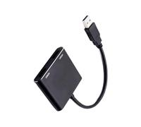 Generico Usb to Hd Adapter, Hd Plug & Play Connector, 1.97x2.36x0.39 Inches, Lightweight Design Easily Connect Supports Full 1080p, Signal Transmission for Laptop, Computer, Desktop, Tv and Home Use