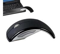 Generico USB Wireless Mouse - USB Luxury Foldable Mouse 2.4G Wireless,Laptop Accessories Plug And Play PC Mousse 15m Long Range with 1600 DPI Optical Sensors