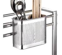 Generico Utensil Holder,Portable Drying Metal Holder with Hook - Drying Rack with Hook,for Kitchen Sinks Counter Home House Restaurant Forks Cutlery