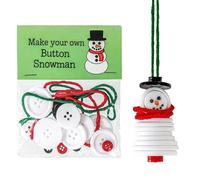 Generico Utton Christmas Ornament - 1 Set Interactive Tree Decor, Festive Hangable Craft, DIY Holiday Ornament | Creative Craft for Wall Living Room Mantel Windowsill Kids Teens Adults Students