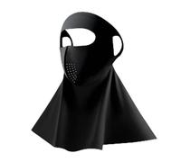 Generico UV Full Face Sun Protection Mask, Breathable & Cooling Full Face Sun Mask with Neck Cover for Running and Walk (Black)