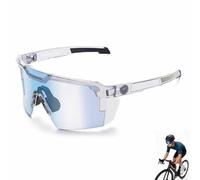 Generico UV400 Photochromic Polarizeds Safety Glasses,Impact Resistant PC Lens Transitione Sunglasses for Outdoor Sports & Work (B)
