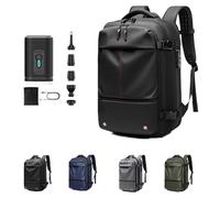 Generico Vacuum Backpack, One Vacuum Back Pack Travel, Large Capacity Travel Back Pack, Expandable Bacpacks, Suitable for Outdoor Activities and Travel (Black With Pump)
