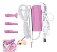 Generico Vacuum Gem Painting Pen - Rechargeable Gem Art Vacuum Drill Pen Tools - Quiet Adjustable Suction Power Tool Without Wax Craft Accessories Drill for Women Men Adults