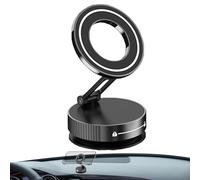 Generico Vacuum Magnetic Phone Holder | Suction Mobile Mount | Sucti0n Device Cardle 360°Rotatable Foldable Portable Strong Magnet Stand | M0unt for Your Cars/Gym/Mirror/Shower