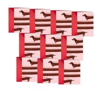 Generico Valentine Cards for Wife - Cute Dachshund Notes | 10 Pieces Greeting Cards with Envelopes for Women, Wife, Girlfriend, Husband, Boyfriend, Partners, Couples, Spouses