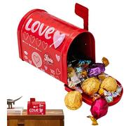 Generico Valentines Card Box - Tin Mail Organizer Container, Festive Letter Collection Mailbox, Mini Present Holder Case | Suitable For Holiday Celebration School Event Envelope Display Keepsakes