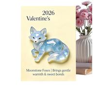 Generico Valentines Cards - Cute Acrylic Romantic Holiday Decor, Animal Figurine Keepsake | Material Attribute, Celebration Dating Party Usage Ideal Girlfriend Boyfriend Couples Lovers Spe