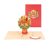 Generico Valentines Day Card,3D Handcrafted Valentine's Cards | Collectible Romantic Keepsake for Holiday Wedding Blessings Girlfriend Husband Wife Birthday Mothers Thank You