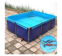 Generico Vasca per Pesci in PVC Resistente con valvola di Scarico - Vasca temporanea per Koi e laghetto per la Raccolta dell'Acqua, Ideale per Una Facile osservazione, Contenitore per Pesci da estern