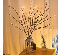 Generico Vase Filler Willow Tree Artificial Little Twig,Twinkle Artificial Twig Vase with Illuminate,Lighted Branches for Vases Lighted Branches for Indoor Party (3)