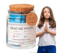 Generico Vasetto Contenitore Di Scritture Sacre, Versetti Biblici Colorati, Messaggi Spirituali Di Preghiere Ispiratrici Per Benedizioni Regalo Donne Uomini Giovani Festa Della Mamma Cristiano