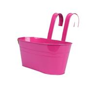 Generico Vasi da fiori sospesi in ferro for ringhiere, recinzioni, secchio, porta piante finestra in stile rustico(A)