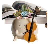 Generico Vasi Per Piante - Decorazione Da Scrivania Per Vaso Da Fiori Con Viso Sorridente E | Vasi Da Fiori Divertenti E Affascinanti Per La Scrivania, Il Davanzale Della Finestra, La Camera Da, I