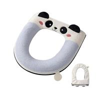 Generico Vasino per Bambini - 37x43 cm Panda in Tessuto Peluche | Morbido per Il WC, Comodo per Il Bagno della cameretta dei Bambini di casa