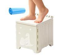 Generico Vasino Portatile per Bambini | Antiscivolo con per Rifiuti | Vasino da Campeggio e Viaggio a Tema Dinosauro e WC | Escursionismo, Pesca, Viaggi in Auto, Camion, Spiaggia, Picnic, Vacanza