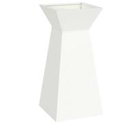 Generico Vaso a Pilastro Bianco 35 x 35 x 73 cm