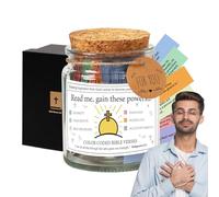 Generico Vaso colorato con Note di Parole bibliche, Note bibliche di Diversi Stati d'animo - Vaso per devozionali cristiane | in con devozionali per i Migliori Auguri, Vaso biblico per credenti