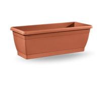 Generico VASO fioriera CASSETTA da BALCONE Roxanne con sottovaso 60cm Veca colore TERRACOTTA AMDGarden