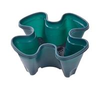 Generico Vaso Modulare, Antiscivolo con Drenaggio Sicuro per Fioriera Verticale, Torre per Vasi da Fiori a Fragole, per Giardino Balcone Prato Casa Appartamento Terrazzo