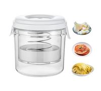 Generico Vaso per Fermentati,Contenitori Antigoccia da 1300ml per Conservare e Fermentare - Contenitori per Sottaceti Ermetici con Coperchi - Per Conservazione Alimentare E Fiocchi D'Avena Notturni