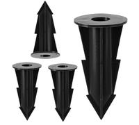 Generico Vaso Per Tomba Da 4 Pezzi Con Portafiori Per Cimitero A Punta | Vaso per tomba con punta, set da 4, mantiene i fiori in posizione verticale nel del cimitero senza ribaltarsi
