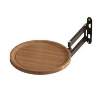 Generico Vassoio Da Parete Pieghevole, Scrivania a Scomparsa Montata a Parete, Tavolino Rotondo, Per Piccoli Spazi Casa Appartamento Camera da Soggiorno Cucina Portatile Telefono Snack