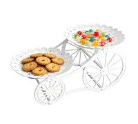 Generico Vassoio Da Portata 2 - Sl urable Piani Multiuso Elegante Espositore, Compact, Per Dolci E Torte, Stuzzichini Cioccolatini Caramelle Buffet Di | Multipurpose Outdoor Indoor Utility