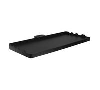 Generico Vassoio Nero in Plastico e Metallo Supporto Microfono per Design Esteso e Leggero, per Stand Musicali in Casa e Live Streaming Chitarra e Pianoforte