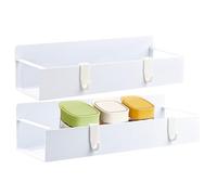 Genérico Vassoio portabicchieri magnetico | Portabicchieri magnetico per,Soluzione di stoccaggio per tazze da cucina 2 pezzi con 4 ganci per sala da pranzo a microonde