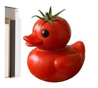 Generico Vegetable Duck Figurines, Resin Duck Statues, Cute Table Decorations,2.95x2.36 Inches, Animal Design, Whimsical Collector Piece for Desktop Cabinet Bookshelf Living Room Studio Display