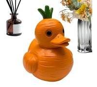 Generico Vegetable Resin Ducks, Realistic Funny Decoration, 2.95x2.95x2.36 Inch Sculpture with Cute Build, Small Resin Duck Ornament, Whimsical Home Style, Duck Decor for Bookshelf and Dashboard