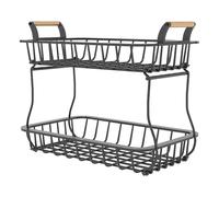 Generico Vegetable Storage Rack - Vegetable Storage Basket, Countertop Fruit Basket, Decorative Fruit Bowl | Baskets For Kitchen, Home, Supermarkets, Hotels, Pantry, Counter Display, Produce Holding