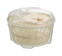 Generico Vegetable Washer Bowl, Salad Dryer Spinner, Fruit Cleaning Squeezer, Sturdy Food Grade Material Easy, Quick Drain Efficient Design for Kitchen Veggie Produce Washing Use