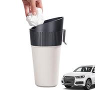 Generico Vehicle Organizer, Trash Bin, Leather Wrapped Container, Cup Holder, Multifunctional Waste Solution, for Backseat Cleanliness, Side Door Debris, Center Console Maintenance