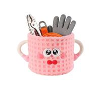 Generico Vehicle Trunk Organizer - Oversized Cute Storage Basket Bin, PU Leather Interior Container, Cargo Management System, Everyday Storage Convenience with Comfortable Grip Handles | Fl