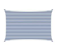 Generico Vela da Ombra Solare Blu e Bianco 4,5 x 3 m,Prato e Giardino,Vita all'aperto,Ombrelloni e parasole-42031098