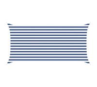 Generico Vela da Ombra Solare Blu e Bianco 4 x 2 m,Prato e Giardino,Vita all'aperto,Ombrelloni e parasole-42031087
