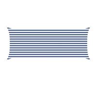 Generico Vela da Ombra Solare Blu e Bianco 5 x 2 m,Prato e Giardino,Vita all'aperto,Ombrelloni e parasole-42031089